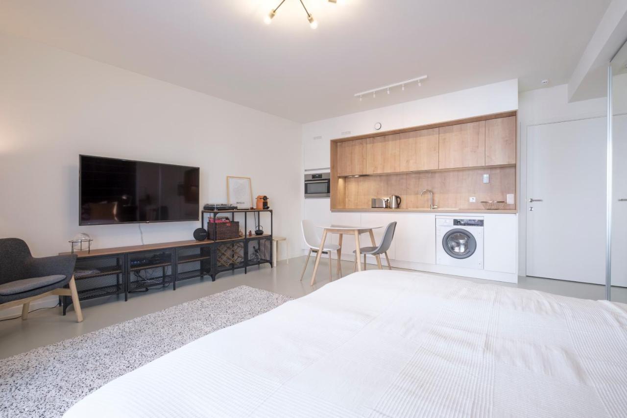 Mini Loft With Terrace Lägenhet Bryssel Exteriör bild